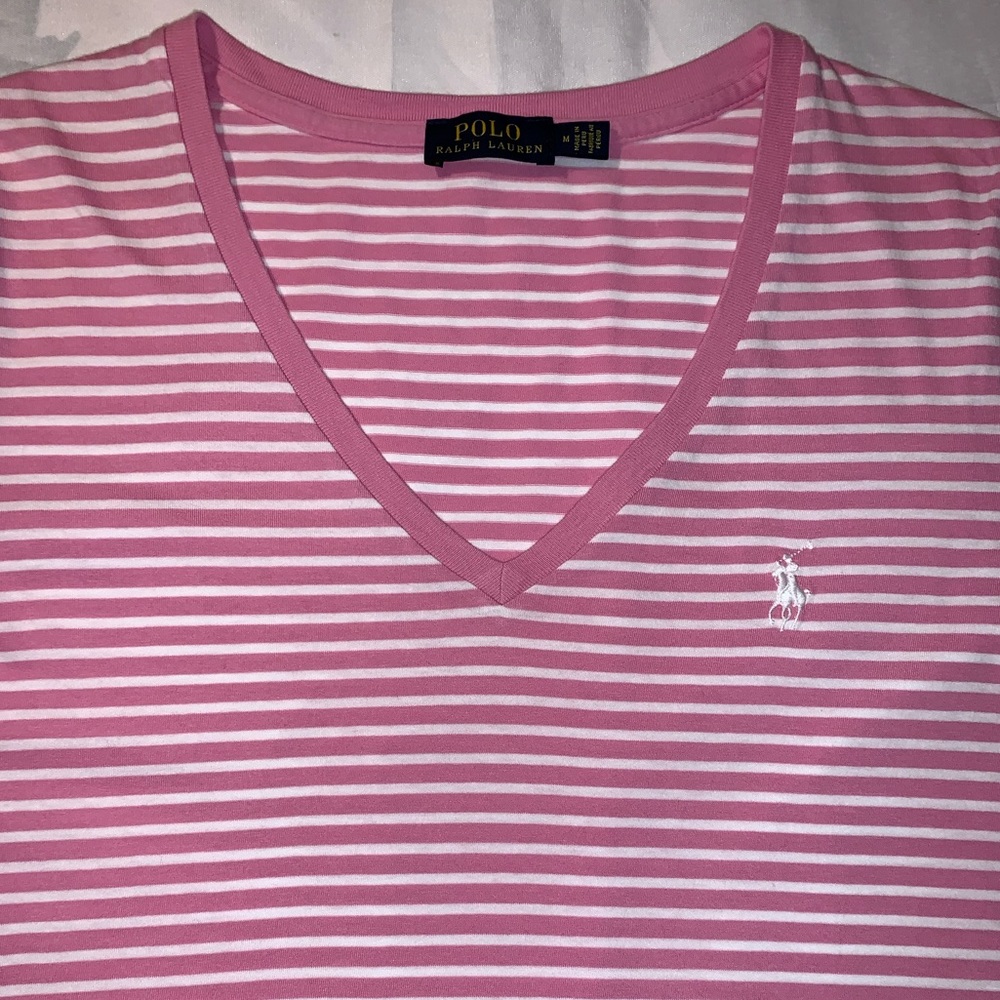 Women’s Polo Ralph Lauren Pink T-shirt Sz. MEDIUM